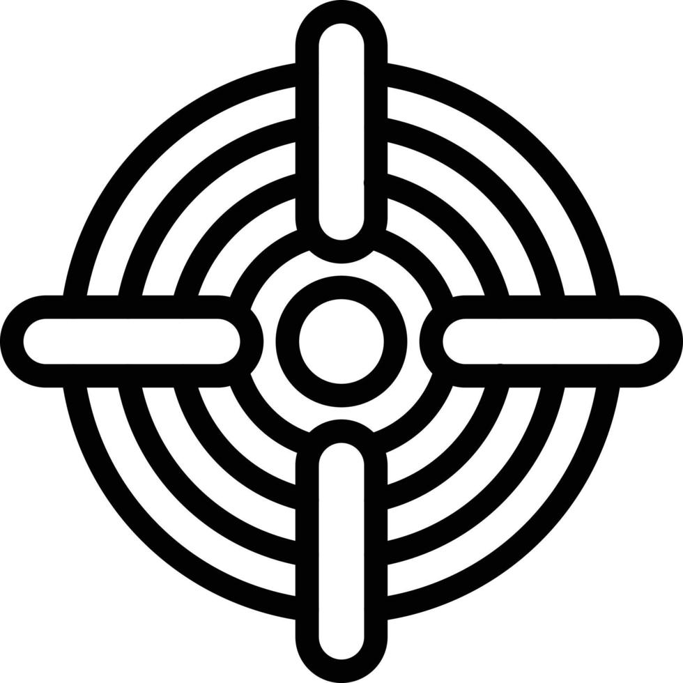 Target Vector Icon Style