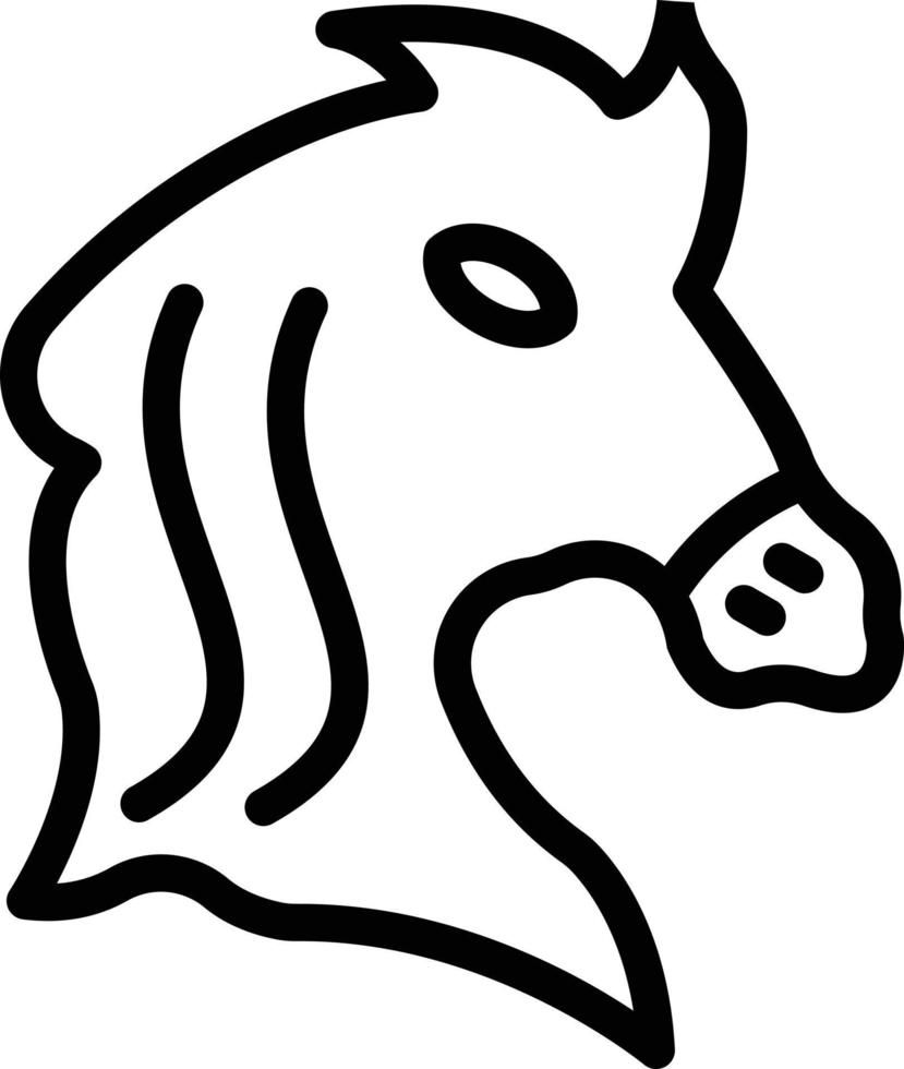 Horse Vector Icon Style