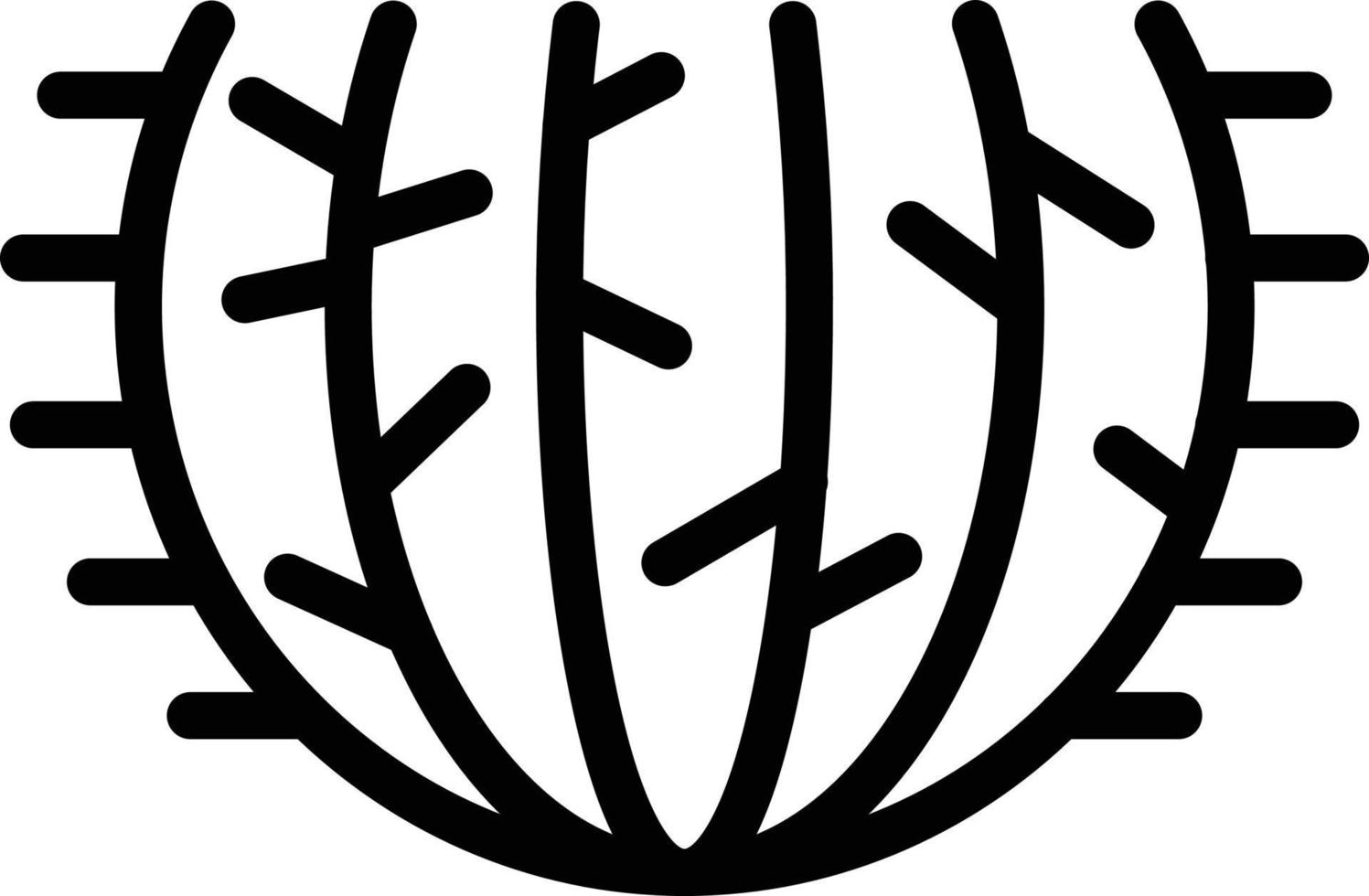Tumbleweed Vector Icon Style