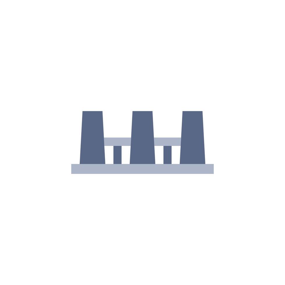 factory building vector for Icon Website, UI Essential, Symbol, Presentation