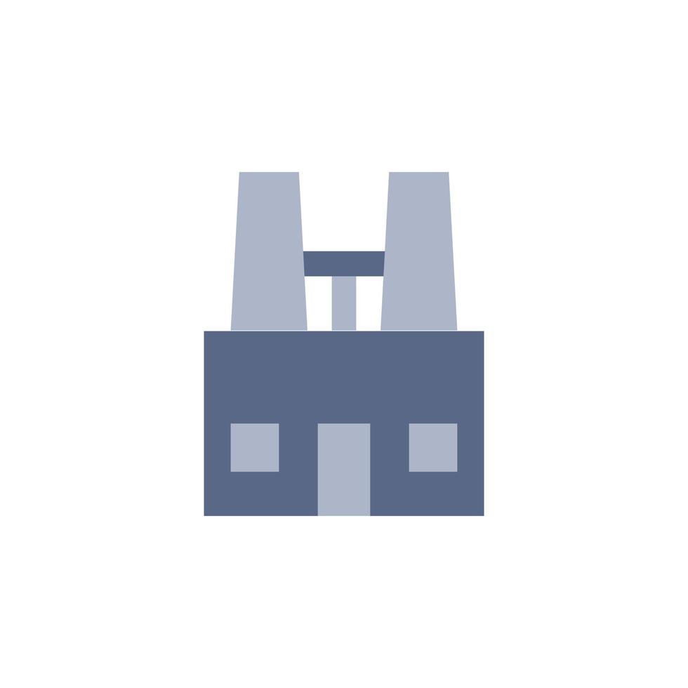 factory building vector for Icon Website, UI Essential, Symbol, Presentation