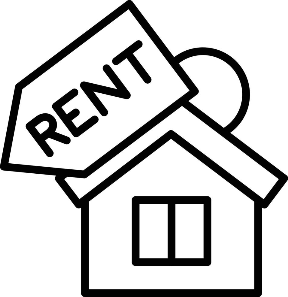 Vector Design House Rent Icon Style