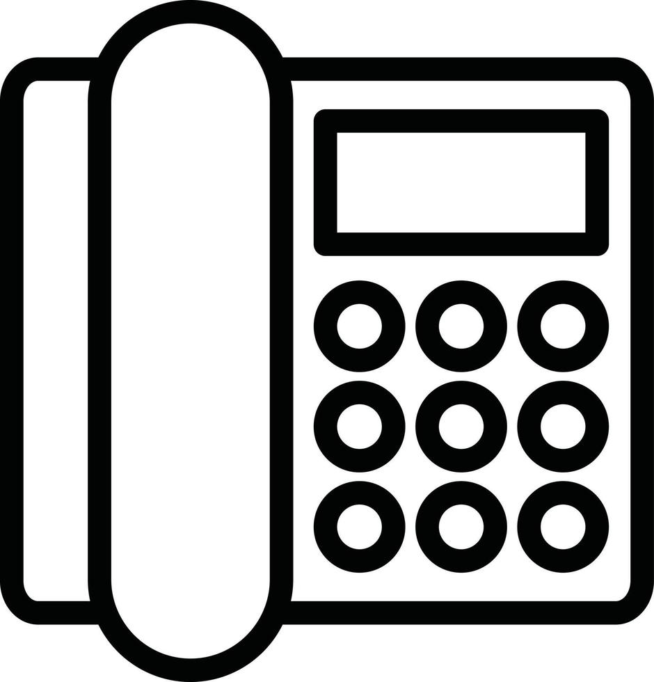 Vector Design Landline Icon Style