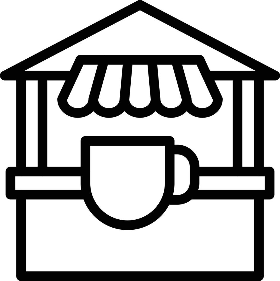 Vector Design Tea Stall Icon Style