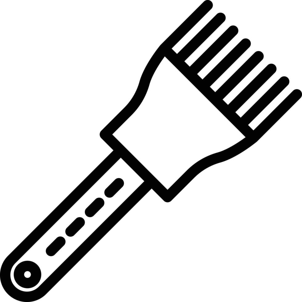 Basting Brush Vector Icon Style