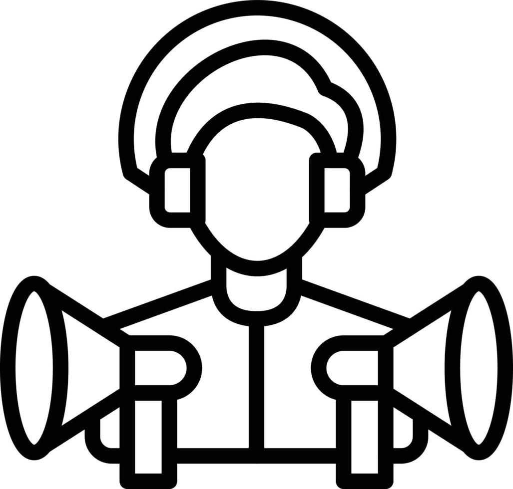 Customer Support Vector Icon Style