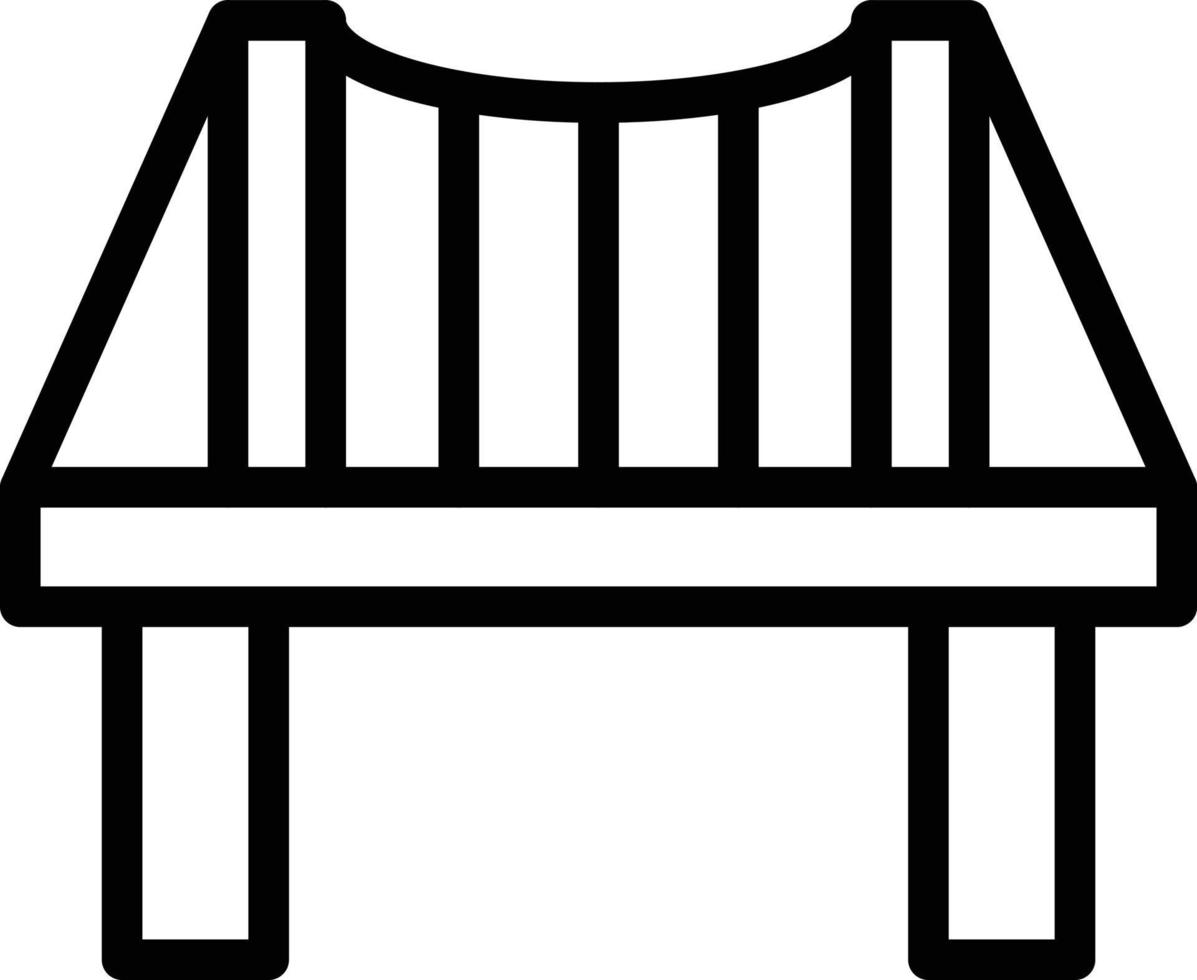 Bridge Vector Icon Style