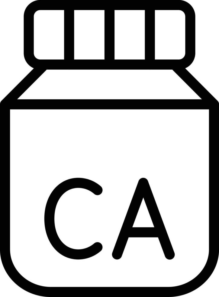 Calcium Vector Icon Style