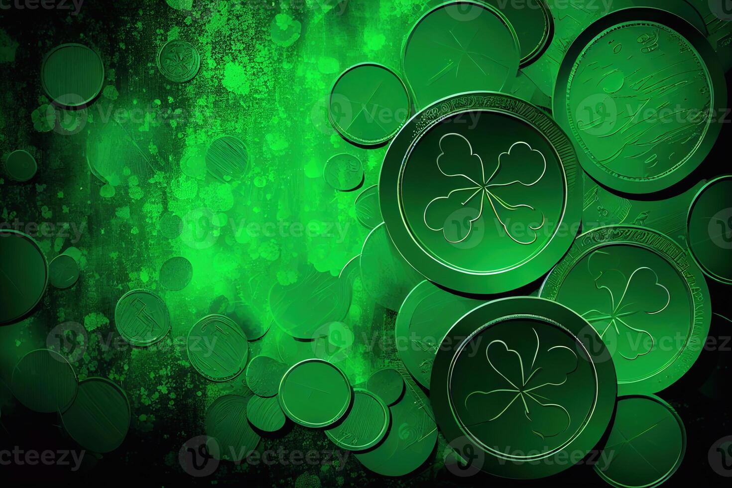 Green Bitkub coin or KUB Coin token. Crypto currency By BBT company in Thailand, Coin Bitkub symbol isolated on transparent background. Realistic illustration AI photo