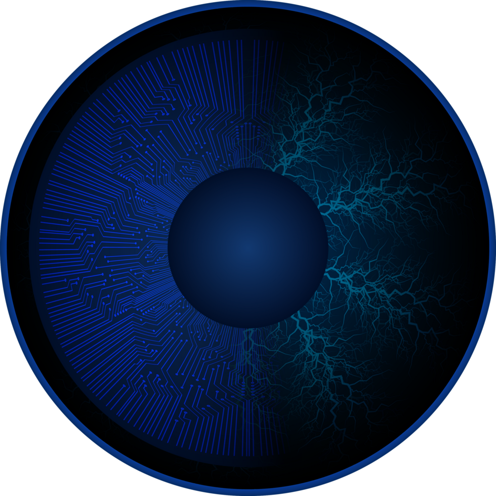 modern technologie oog uitsnijden png