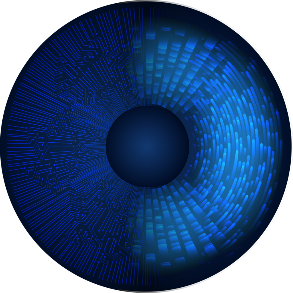 Modern Technology Eye Crop-out png