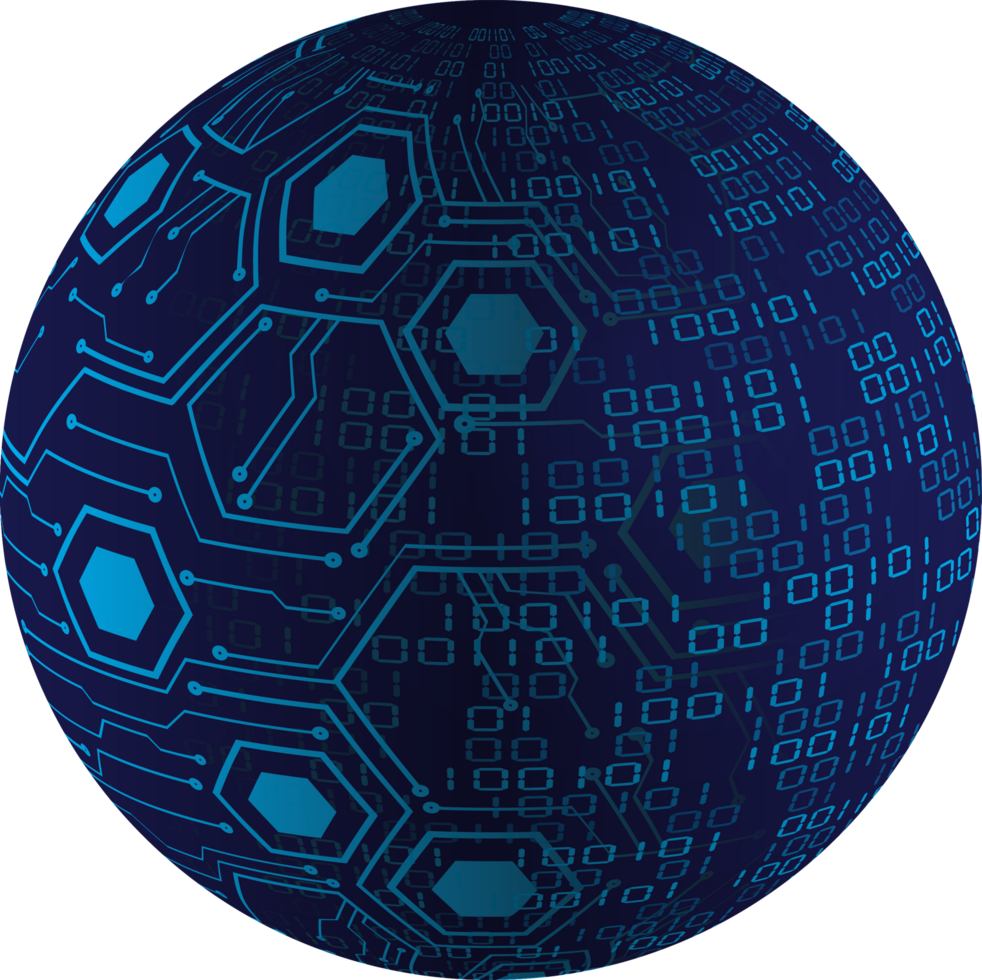 Modern Technology Globe Crop-out png