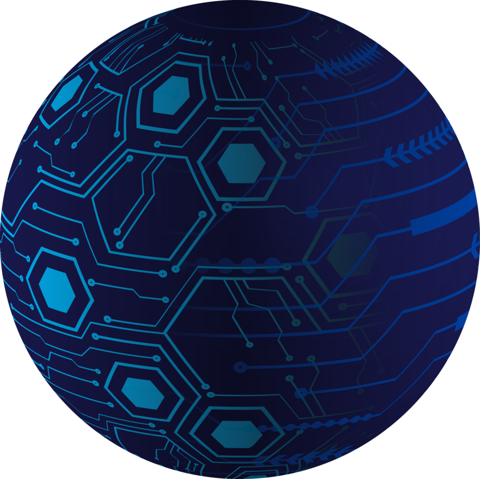 Modern Technology Globe Crop-out png