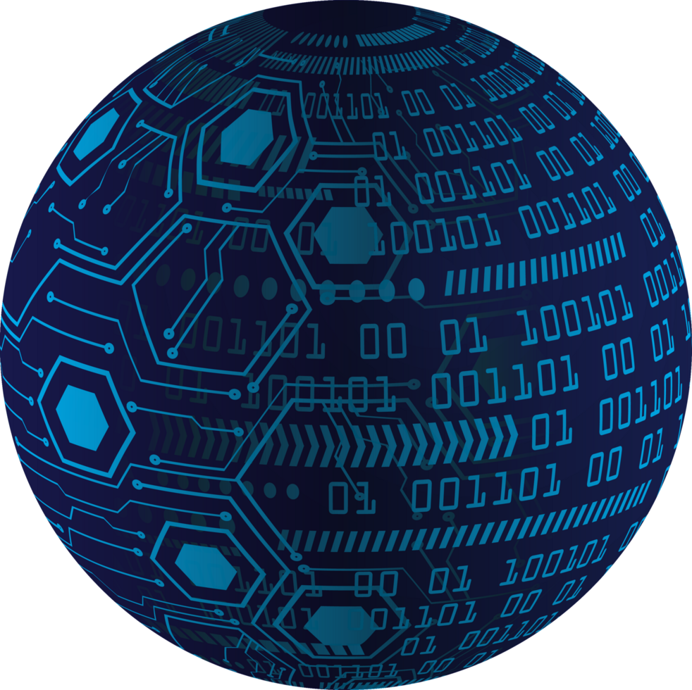 Modern Technology Globe Crop-out png