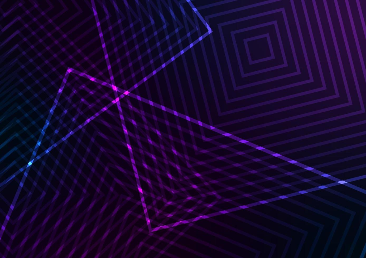Modern style purple line square geometric presentation background vector