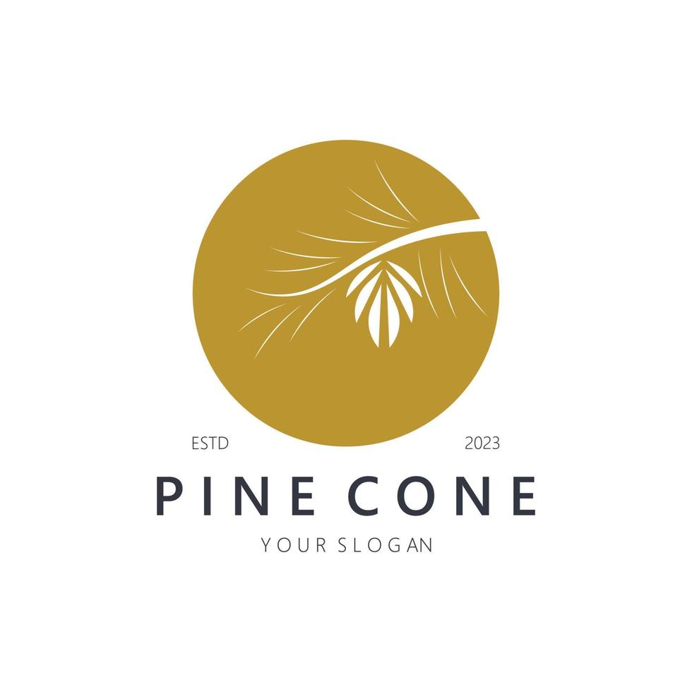 abstract simple pinecone logo design,for business,badge,emblem,pine plantation,pine wood industry,yoga,spa,vector vector