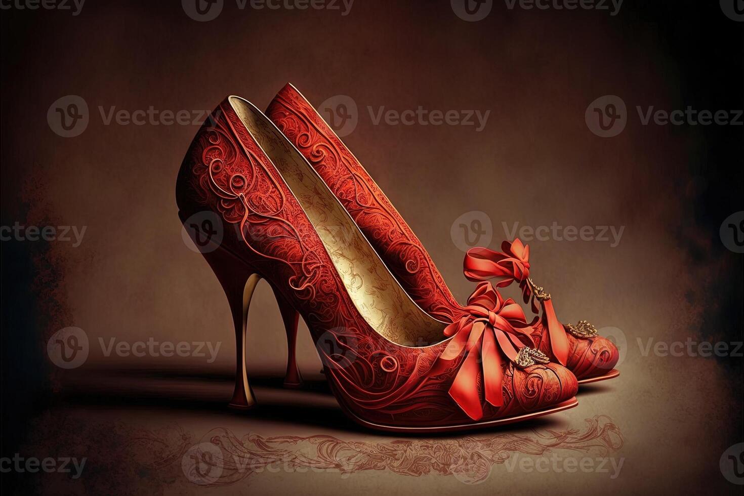 un mujer Zapatos tacones generativo ai imagen foto