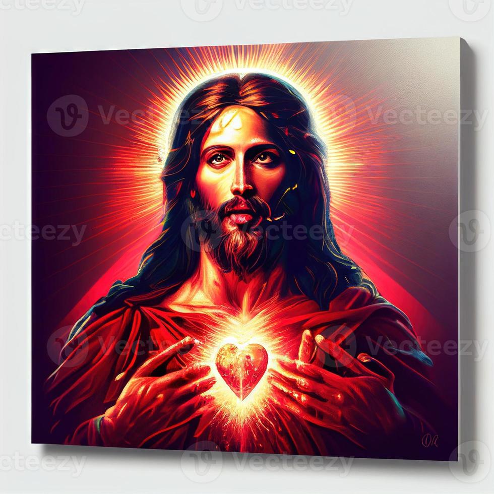 sagrado corazón de Jesús Cristo cristiano Dios foto