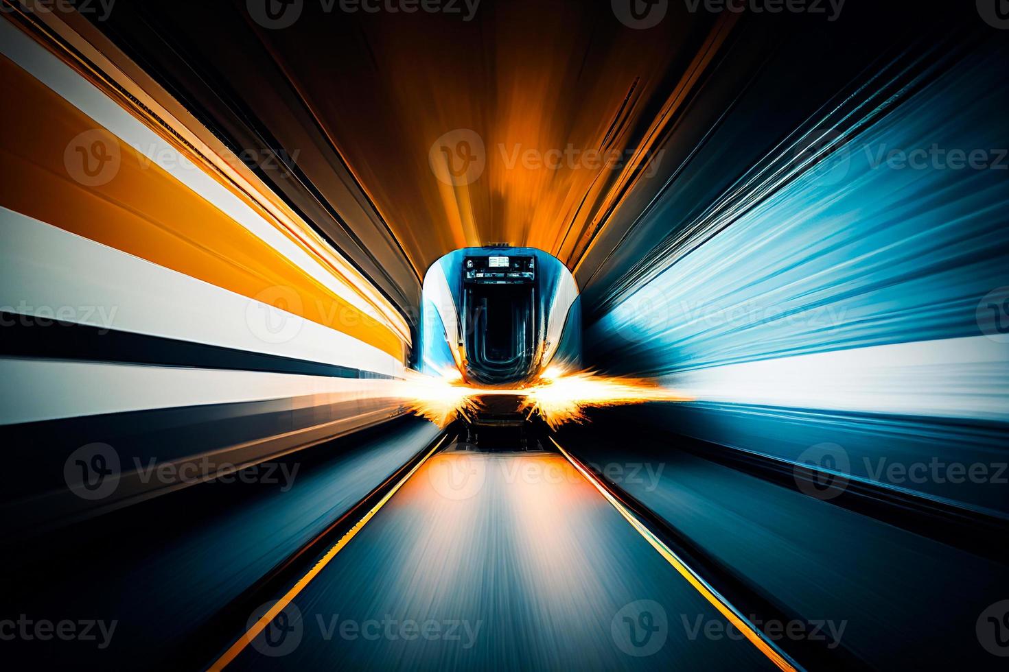 Abstract light lines of movement and speed. light ellipse. Galaxy Glint. Glowing podium. Space tunnel. Light everyday glowing effect. semi-circular wave, light trail curve swirl. Bright spiral AI photo