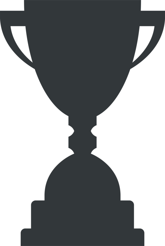 trophée tasse silhouette agrafe art png