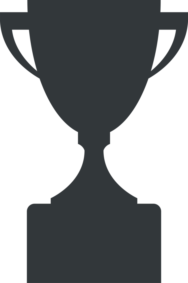 trophée tasse silhouette agrafe art png