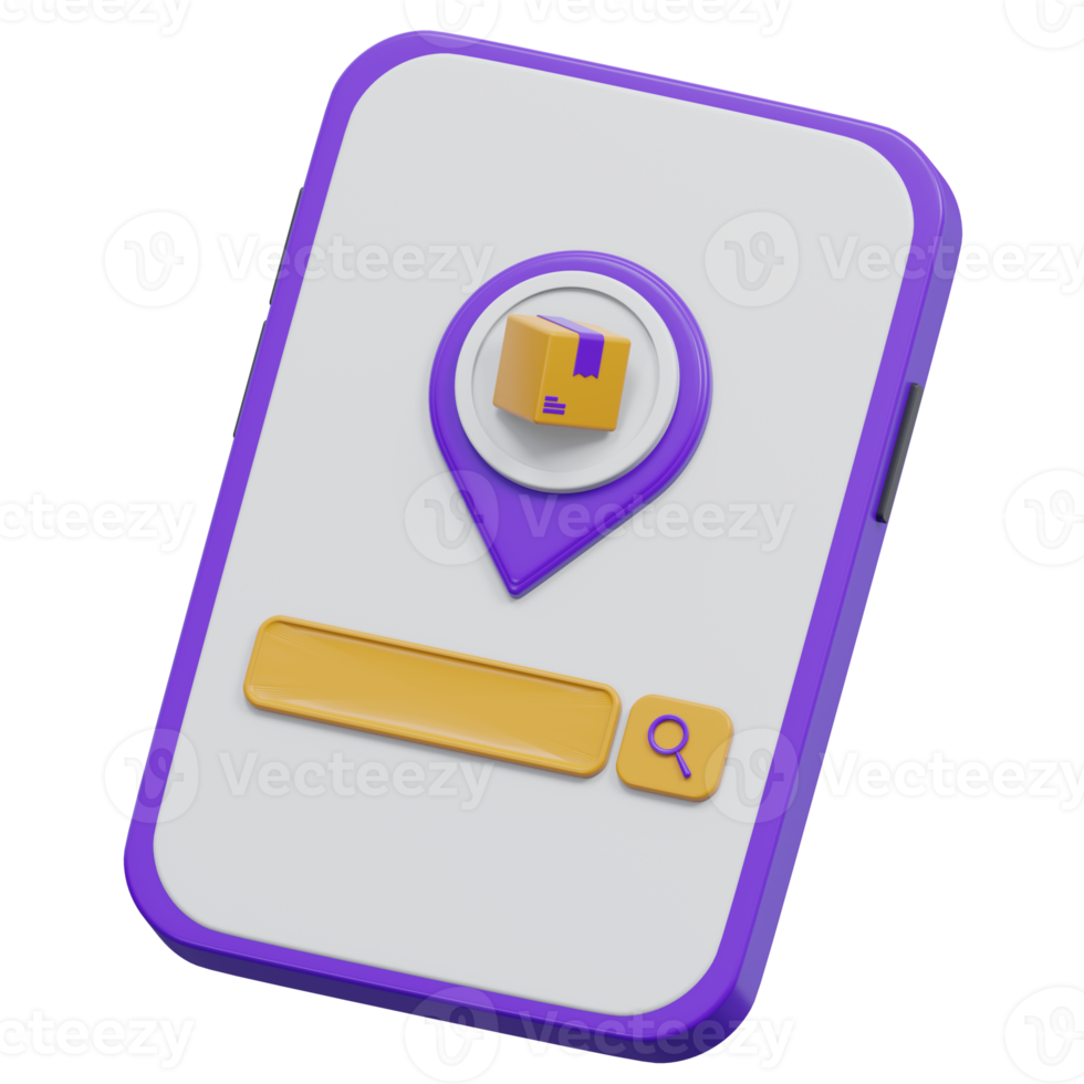 package location 3d rendering icon illustration, png transparent background, shopping and retail