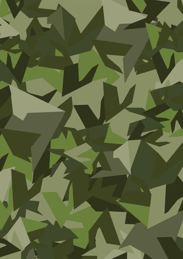 Khaki Green Military Style Camouflage Pattern 22251577 Vector Art at ...