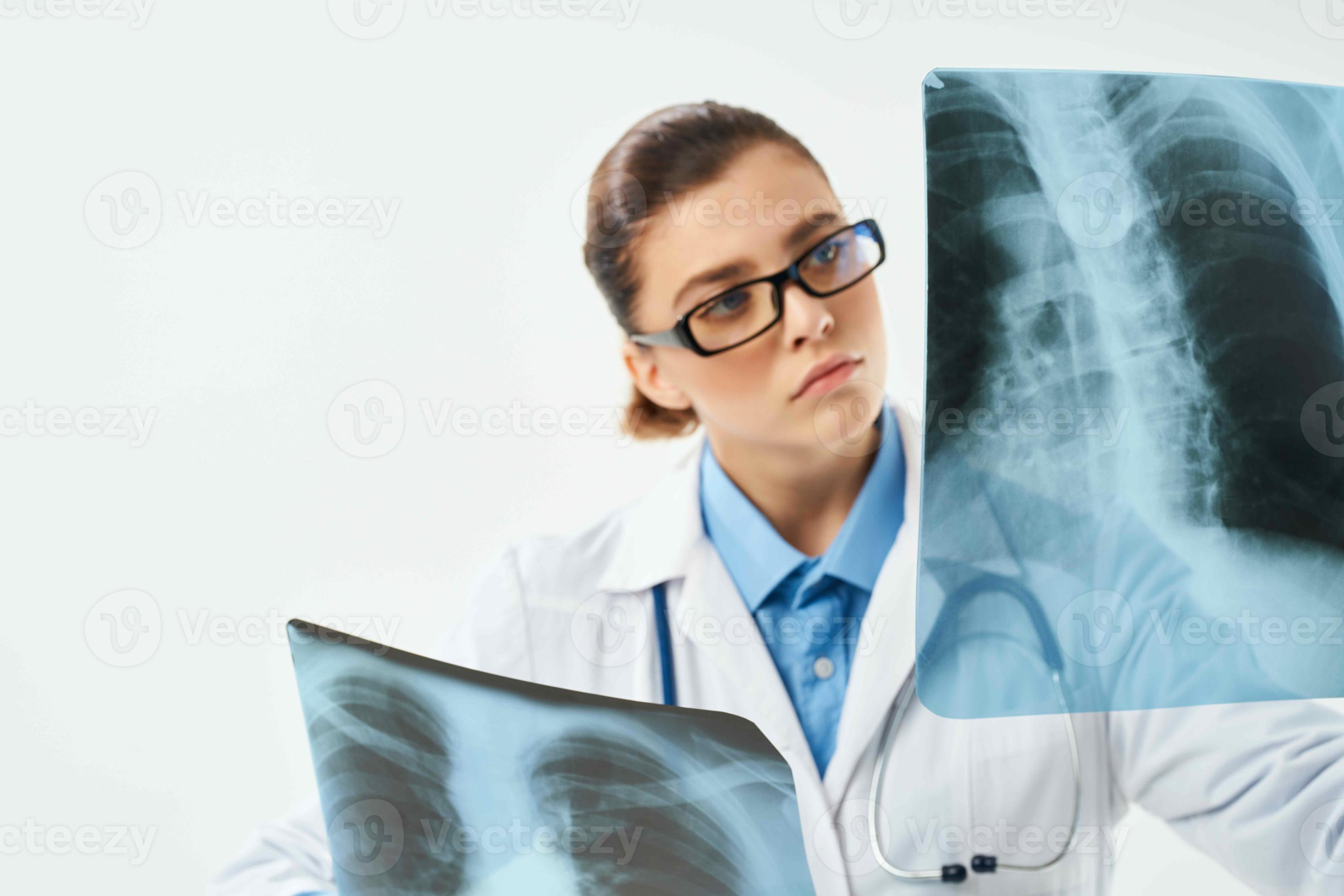 woman professional diagnostics hospital xrays 22256028 Stock Photo at
