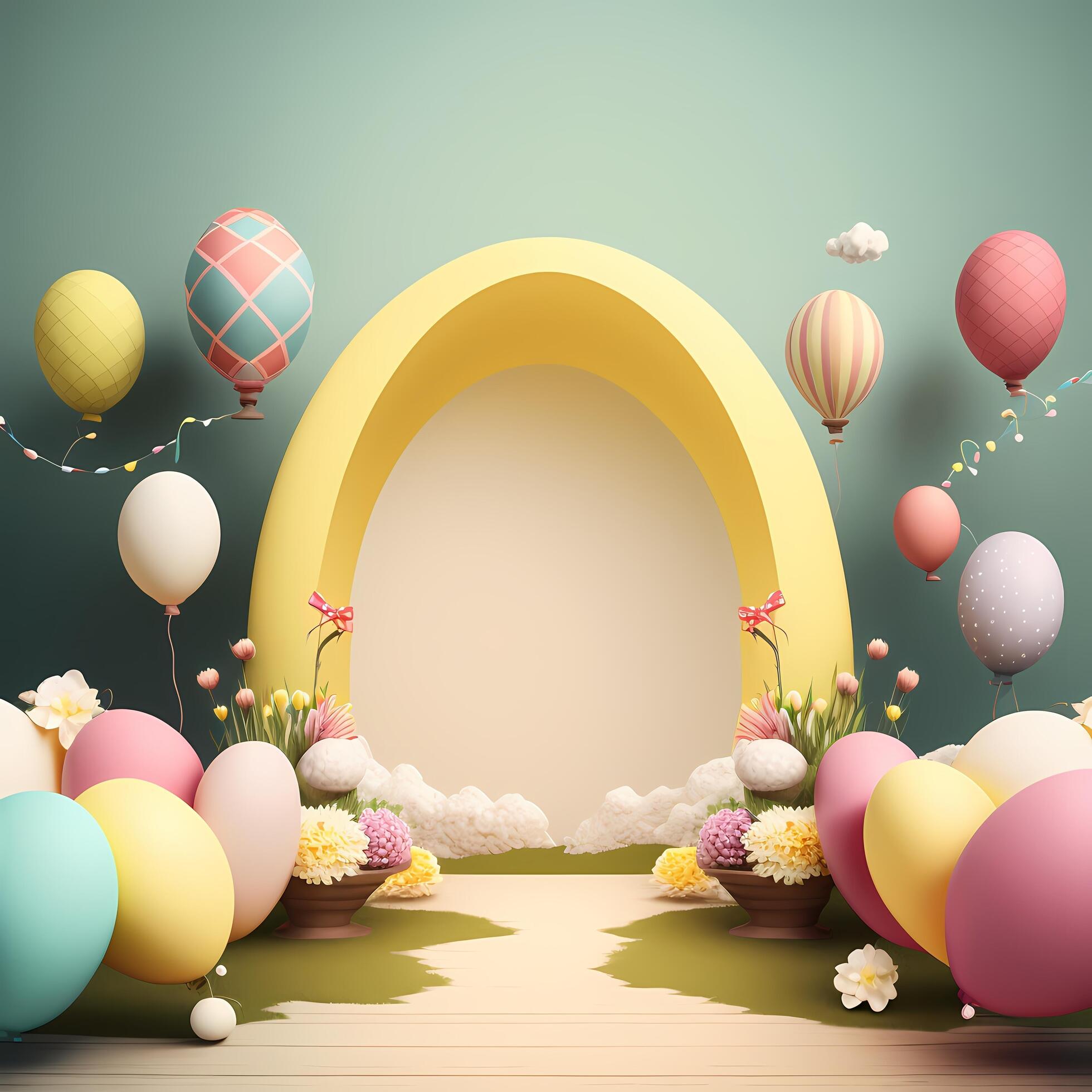 easter wallpaper illustration AI Generated 22256223 Stock Photo at Vecteezy