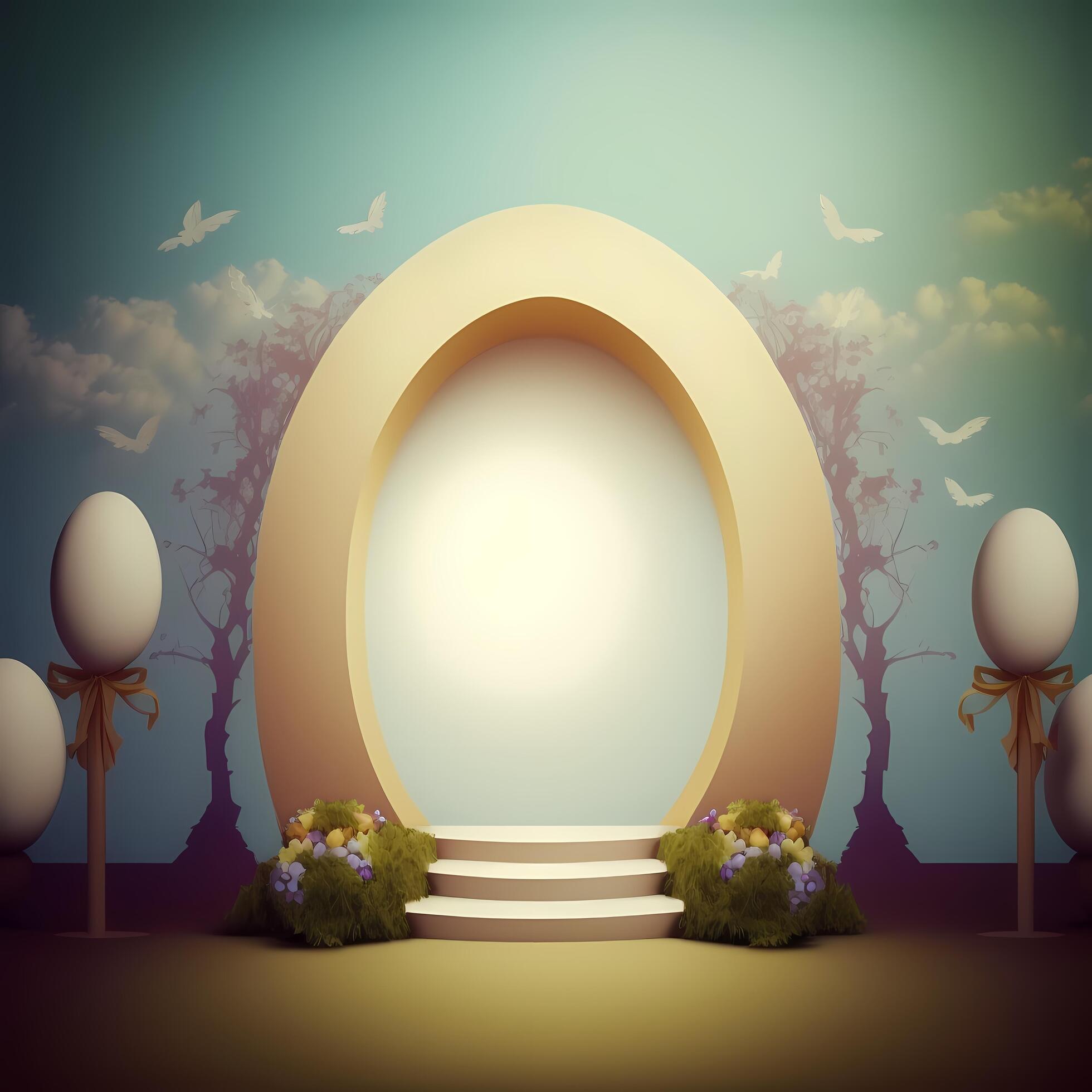 easter wallpaper illustration AI Generated 22256320 Stock Photo at Vecteezy