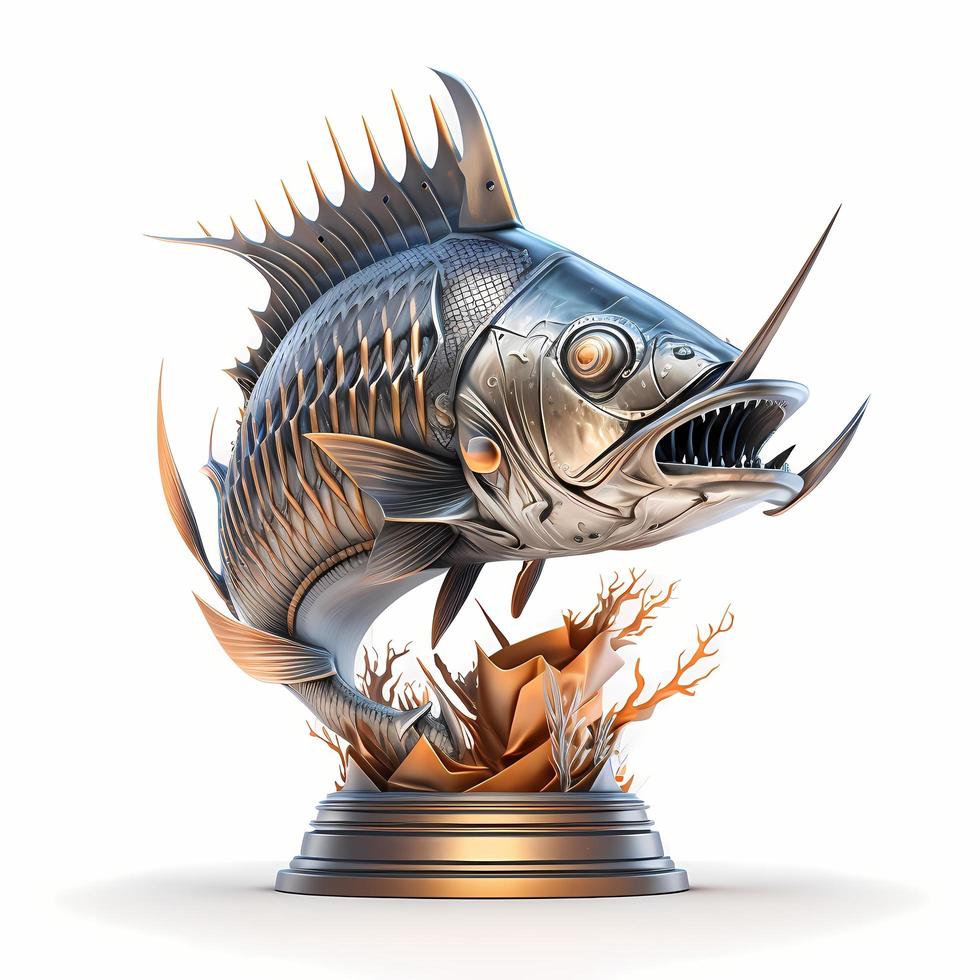 trophy illustration AI Generated photo