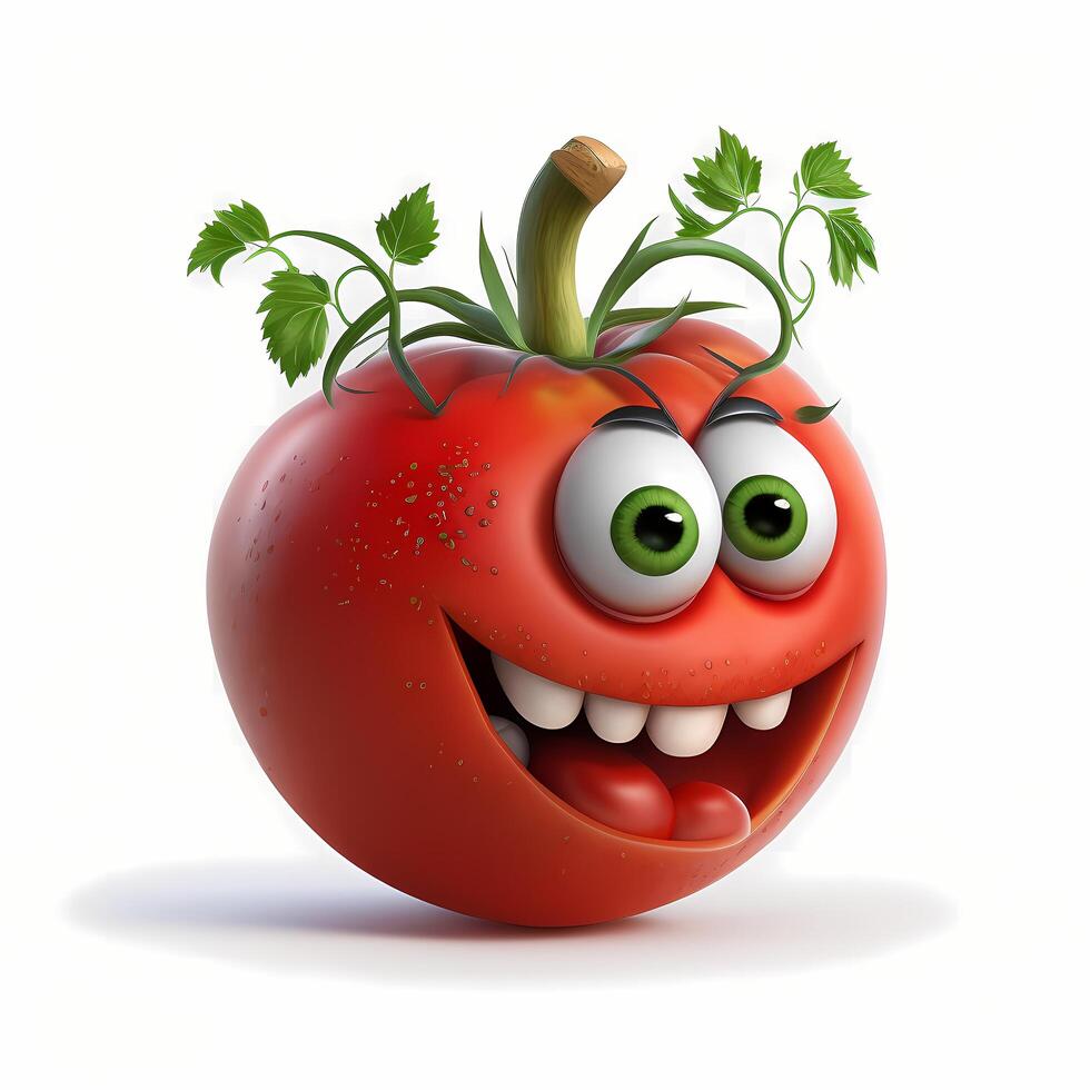 fruit and vegetable character happy activity photo