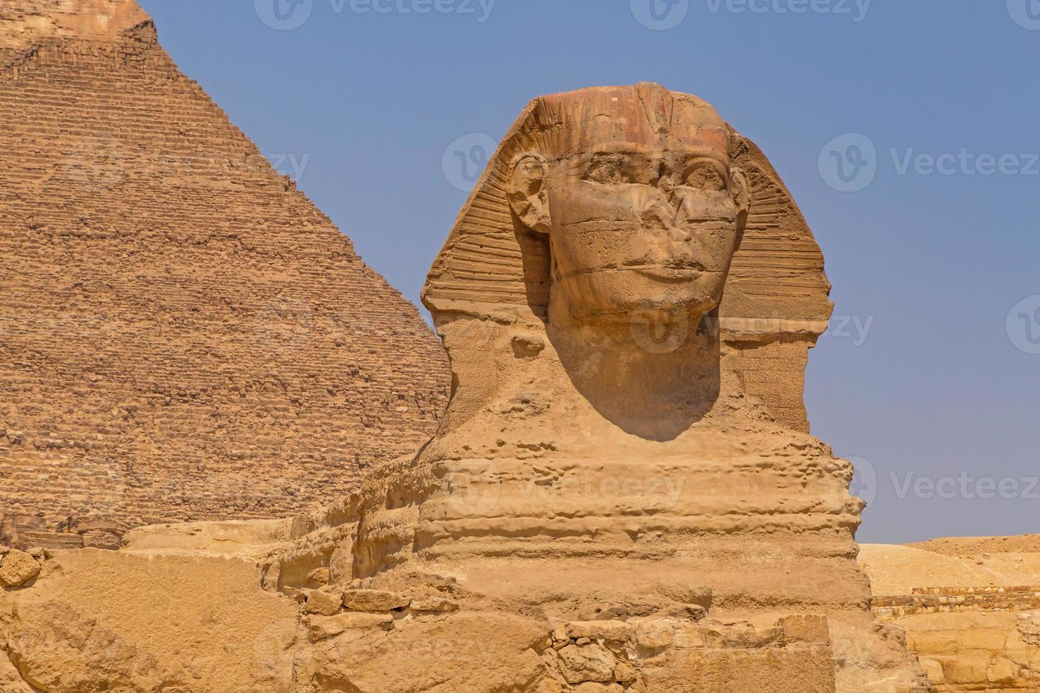 Great Sphinx in Giza pyramid complex, Egypt photo