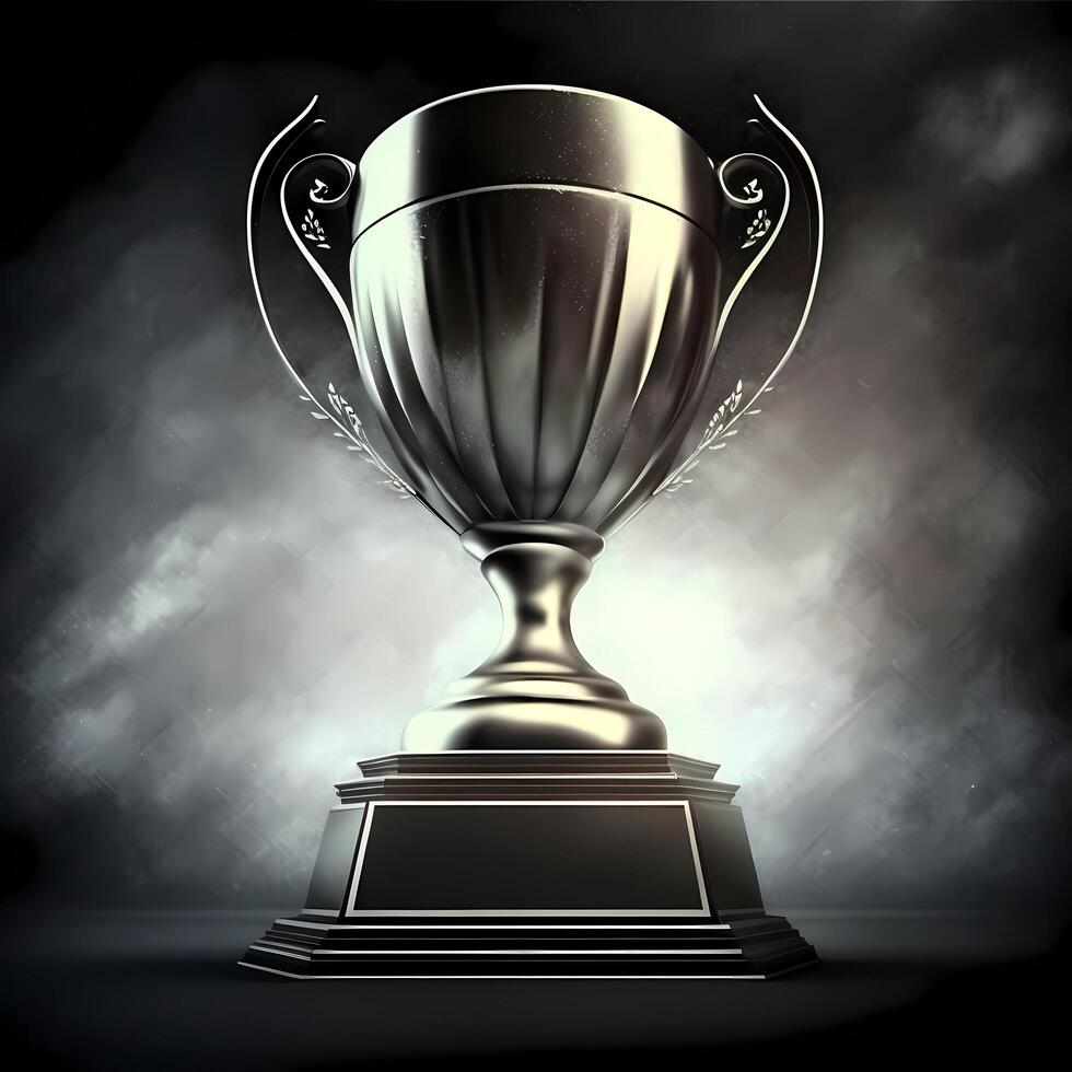 trophy illustration AI Generated photo