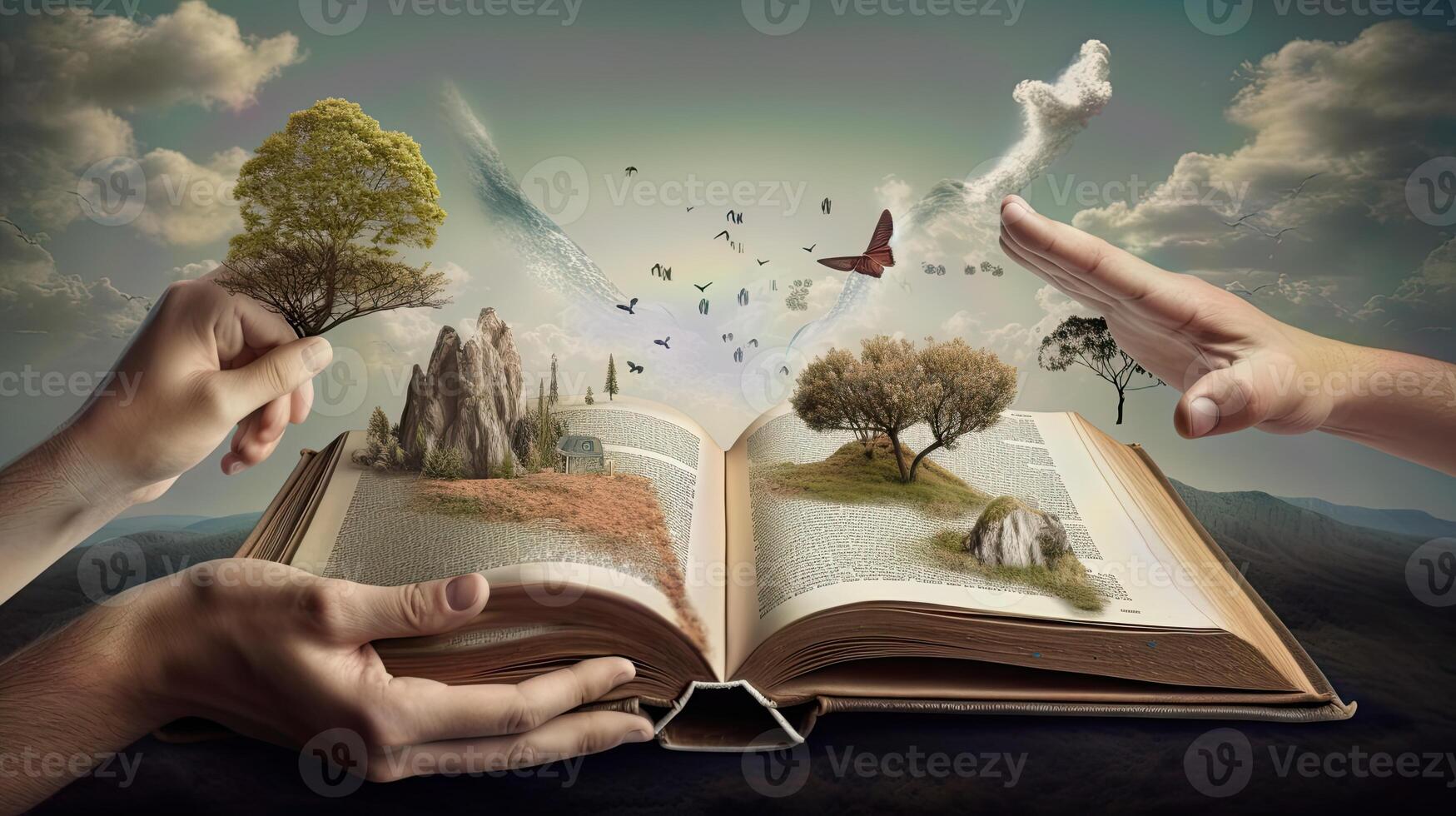 Creative Photo Manipulation World Book Day -