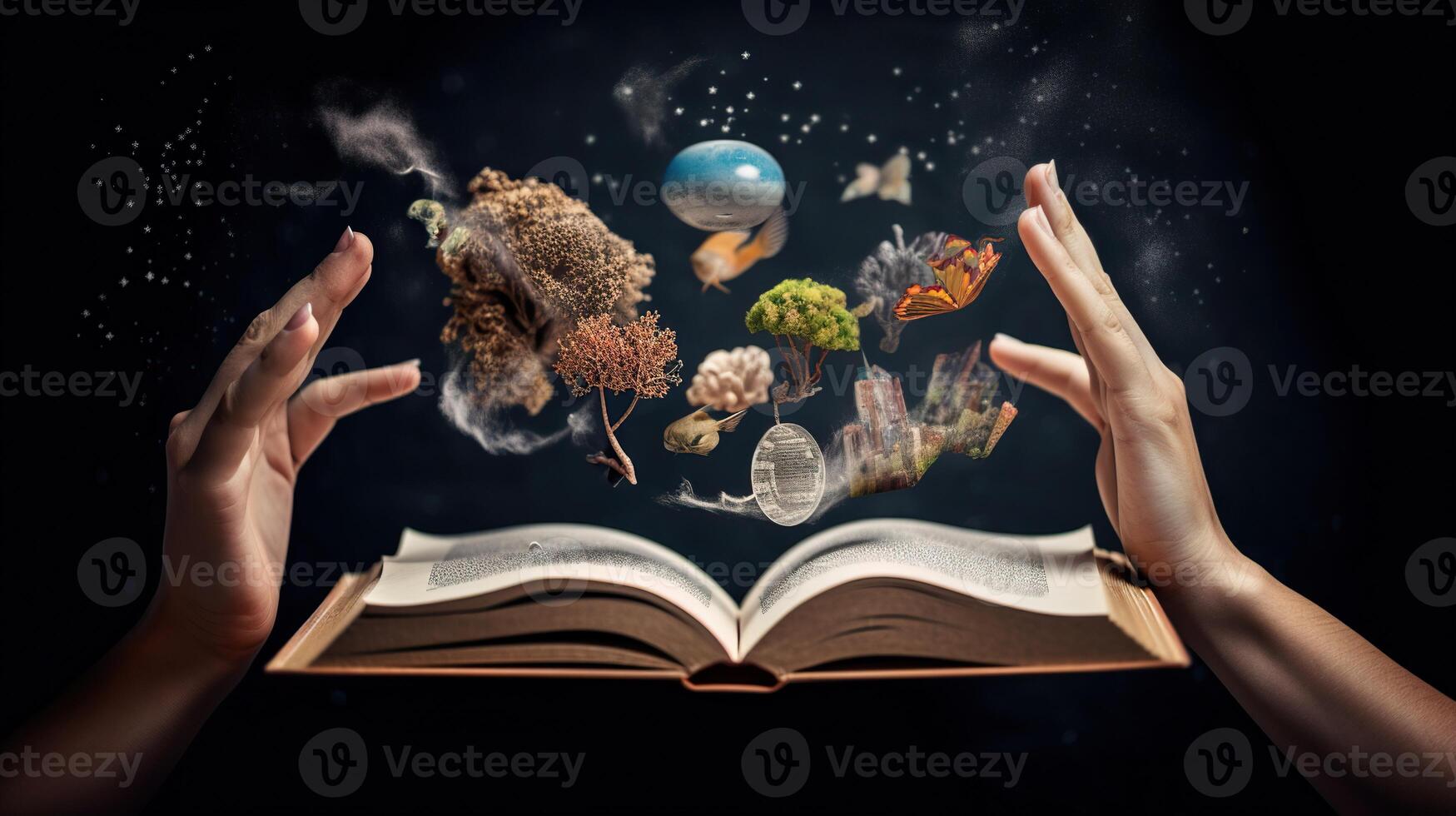 Creative Photo Manipulation World Book Day -