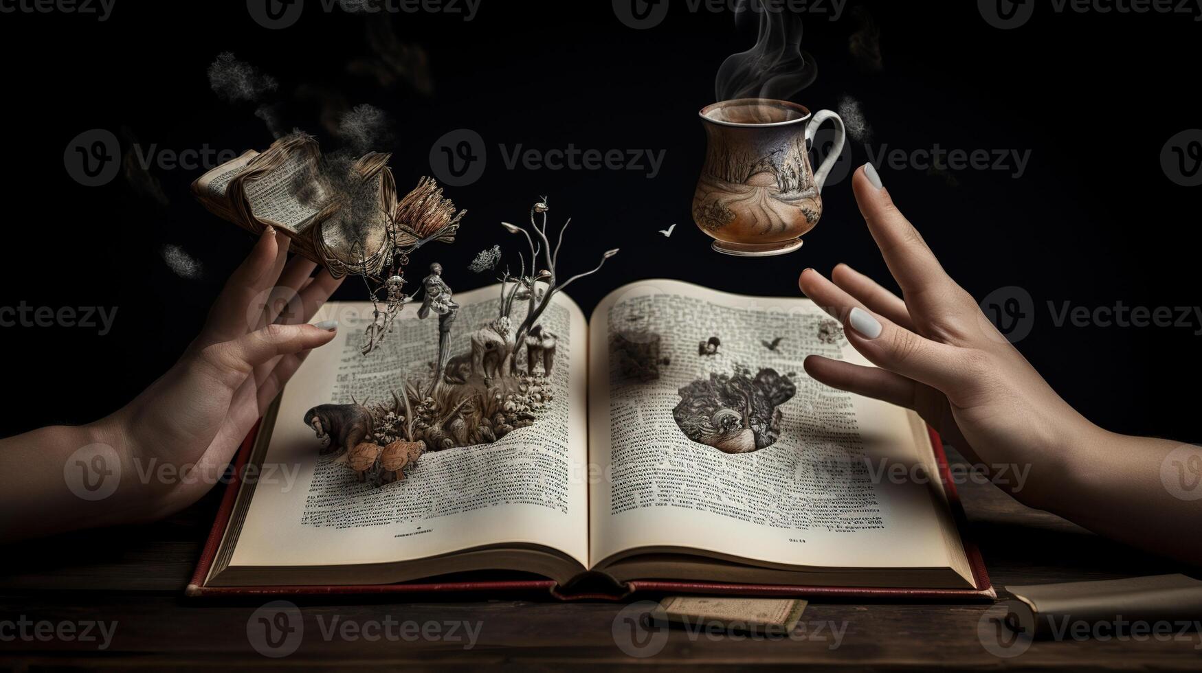 Creative Photo Manipulation World Book Day -