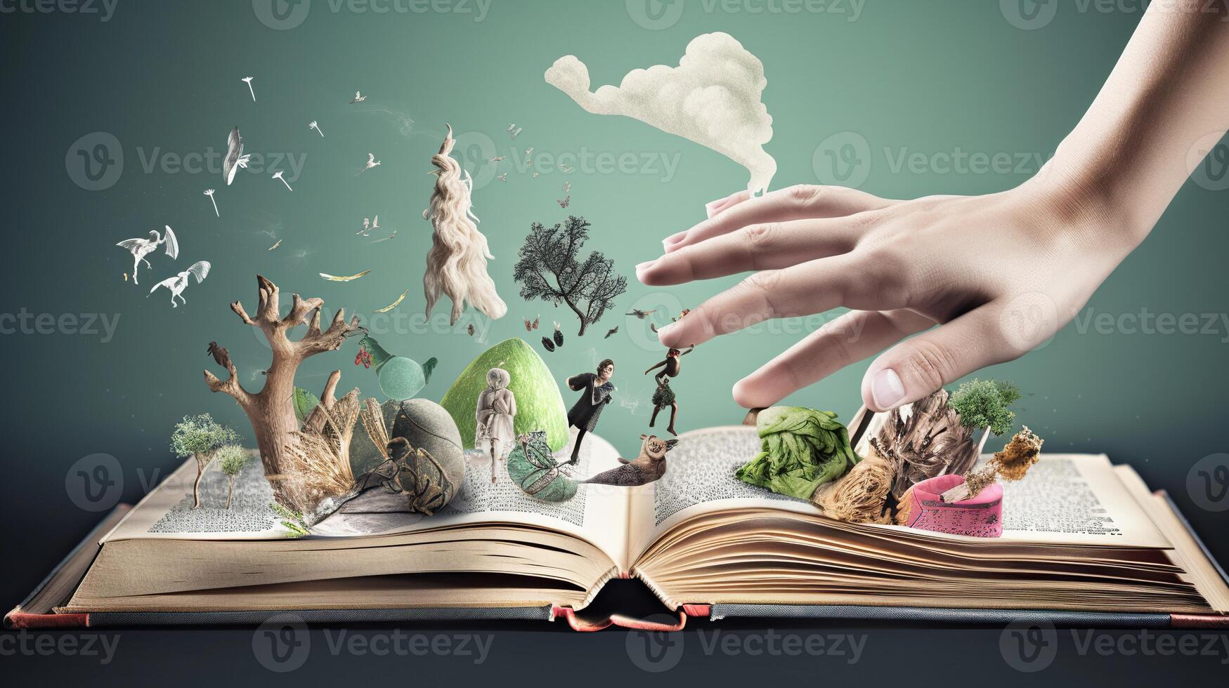 Creative Photo Manipulation World Book Day -