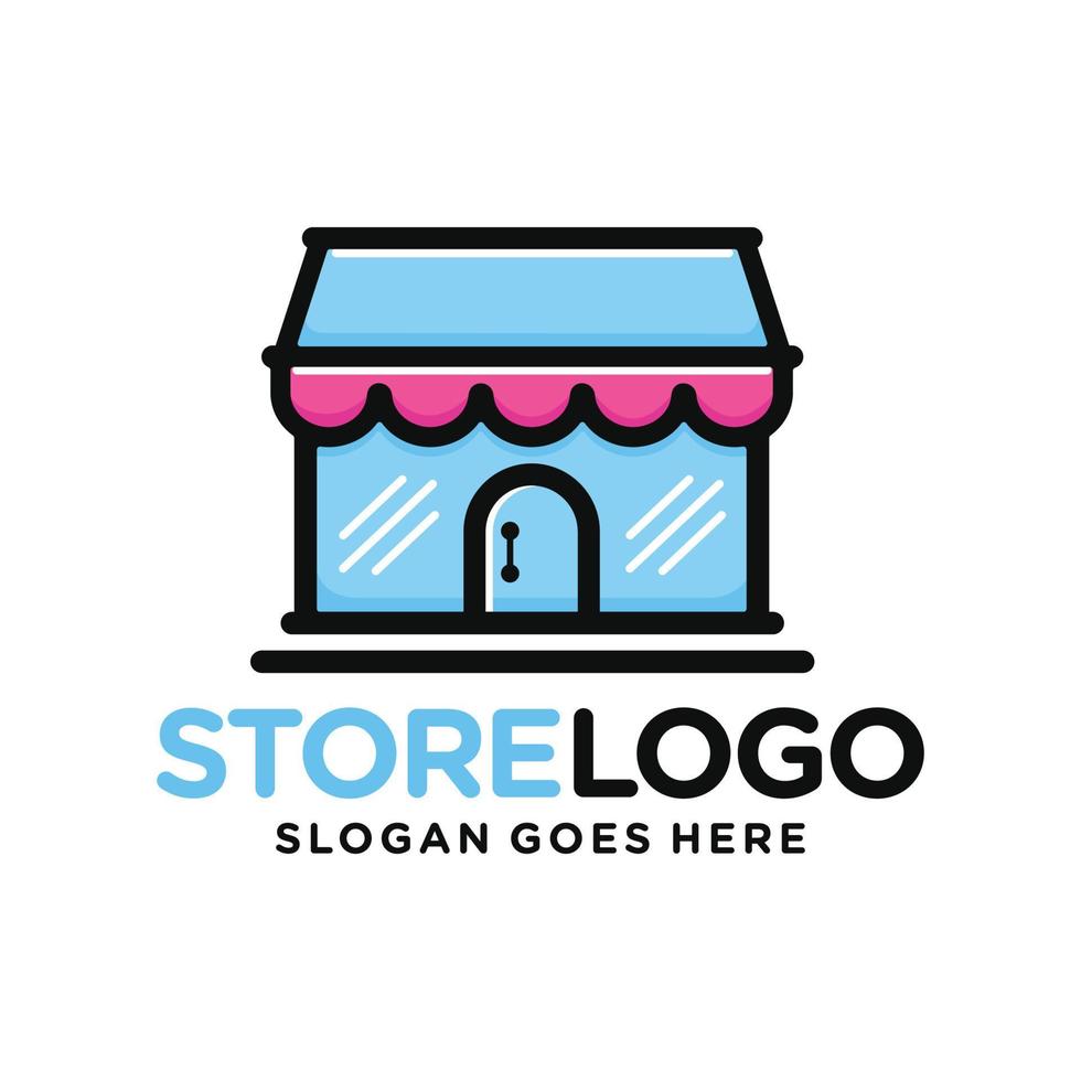 Store logo design vector illustration