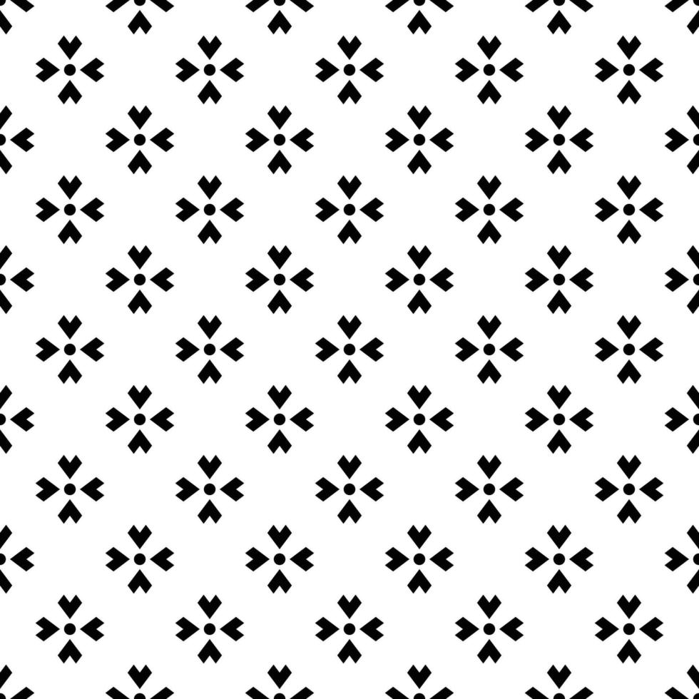 Small Motif Pattern. Black and white vector seamless modern stylish abstract texture. Repeating geometric elements