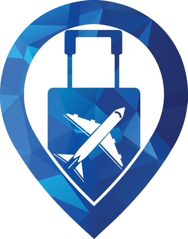 Point Travel logo design template vector logo design for travel