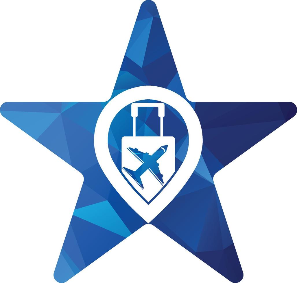 Point Travel logo design template vector logo design for travel