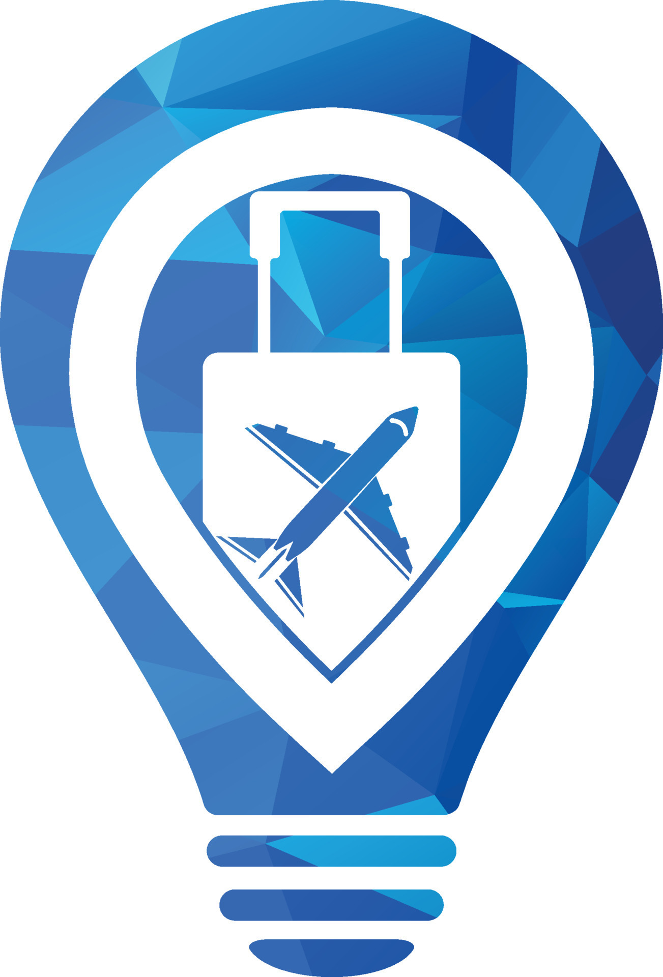 Point Travel logo design template vector logo design for travel