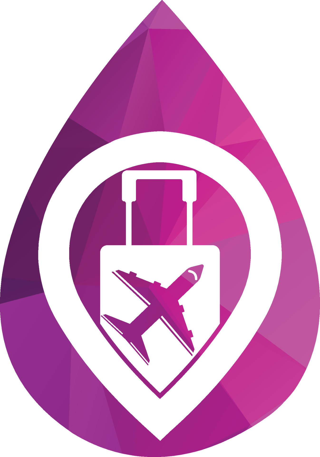 Point Travel logo design template vector logo design for travel