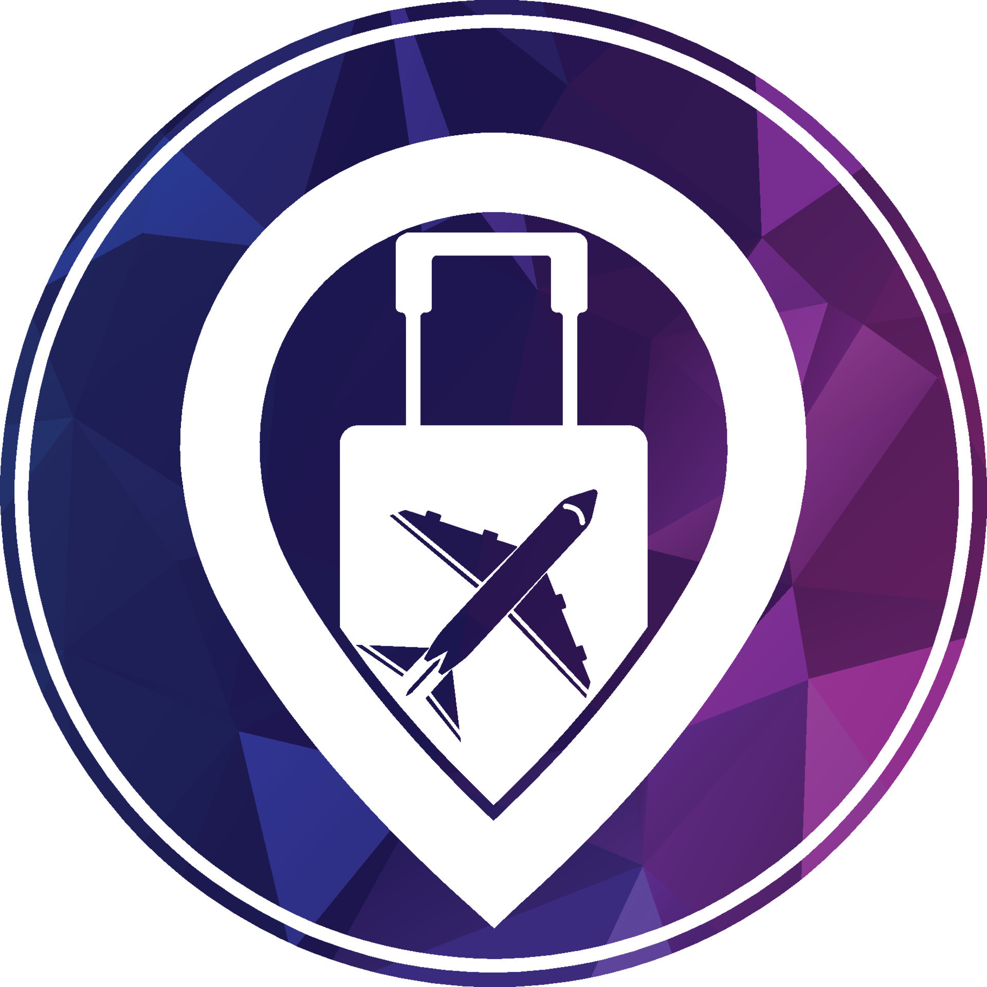 Point Travel logo design template vector logo design for travel