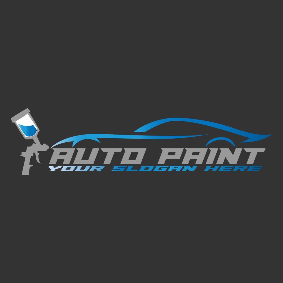 Illustration vector graphic of Auto Car Body Paintings logo design template.