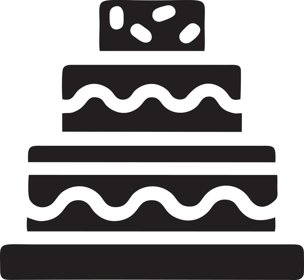 Cake icon symbol vector image. Illustration of the bakery birthday isolated design image. EPS 10