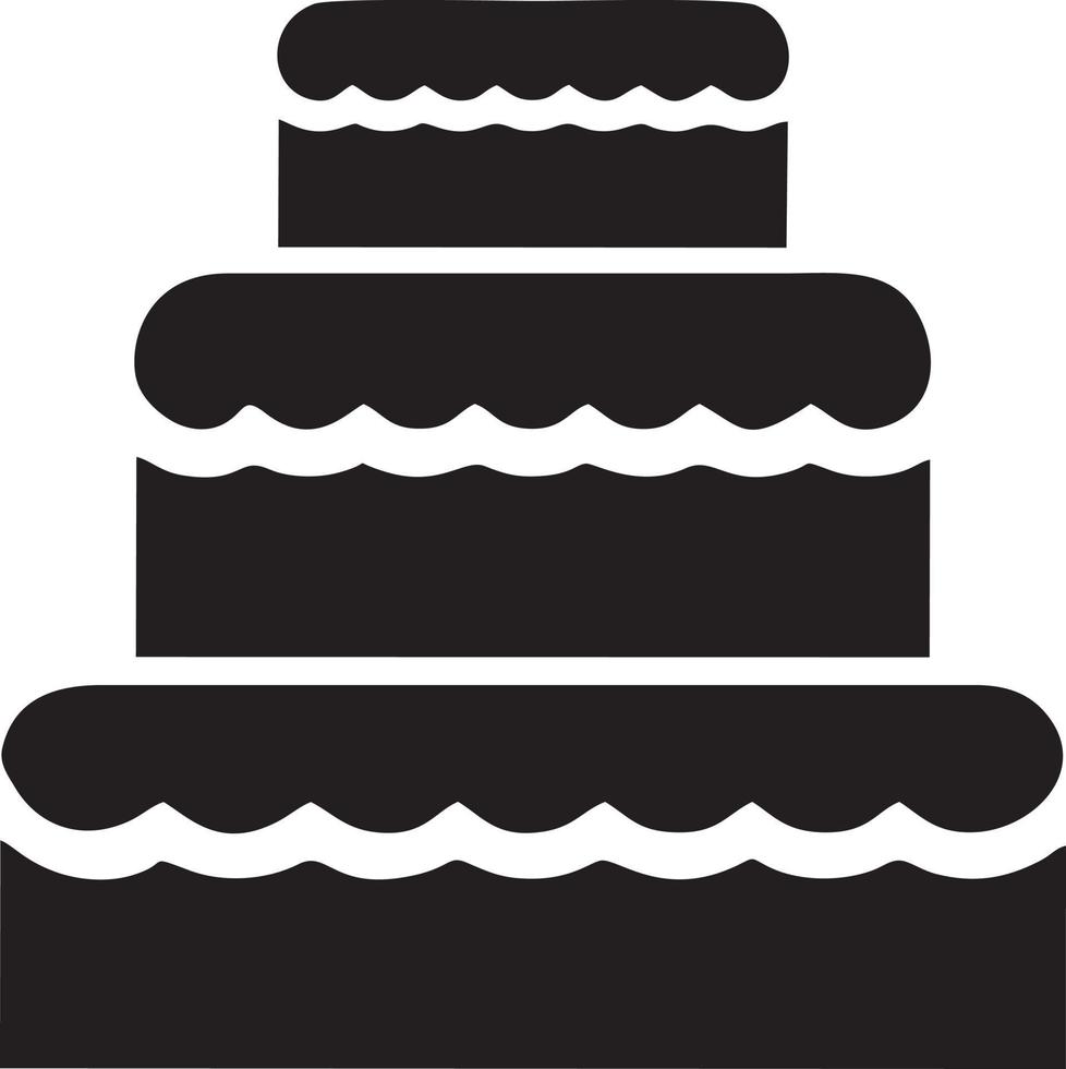 Cake icon symbol vector image. Illustration of the bakery birthday isolated design image. EPS 10