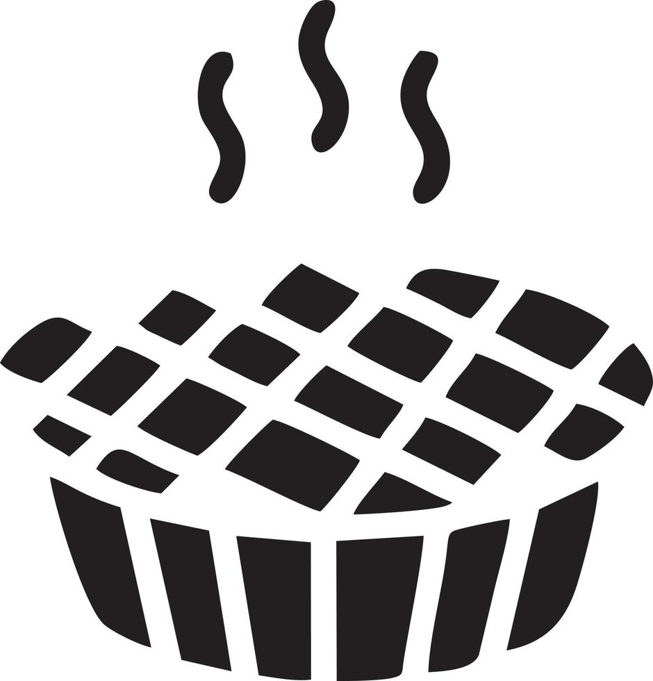 Cake icon symbol vector image. Illustration of the bakery birthday isolated design image. EPS 10