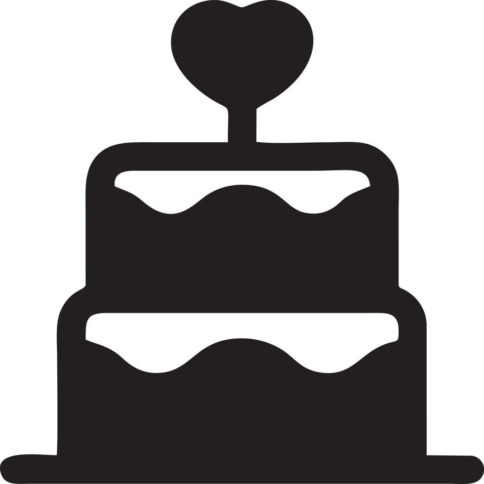 Cake icon symbol vector image. Illustration of the bakery birthday isolated design image. EPS 10